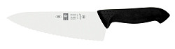 Нож поварской Шеф Icel 20см с волнистой кромкой, черный HORECA PRIME 28100.HR60000.200 в Санкт-Петербурге фото
